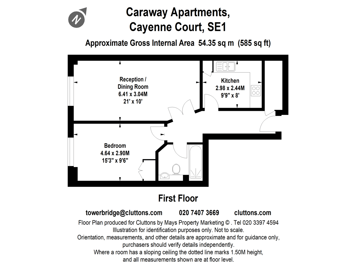 Cayenne Court, Shad Thames, London, SE1 - Floorplan 1