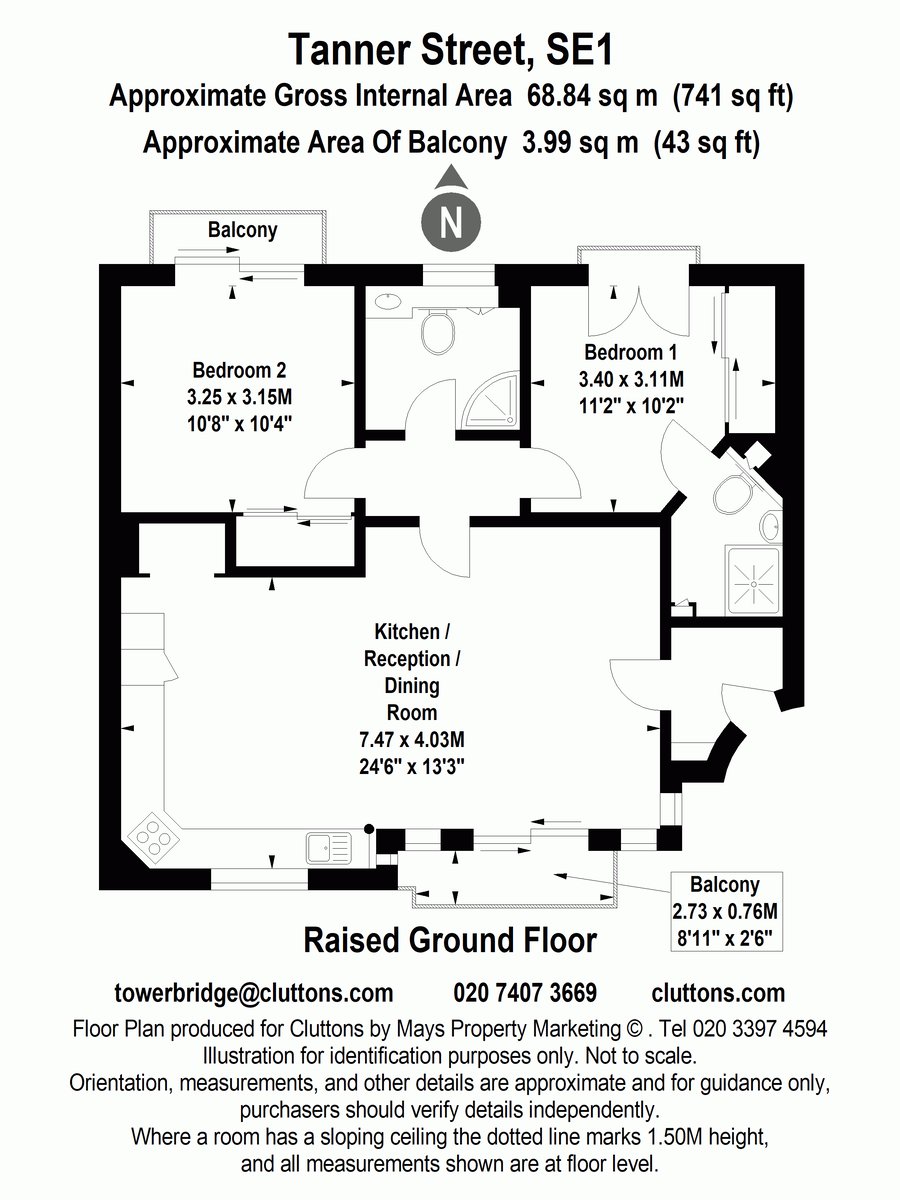 Tanner Street, Bermondsey Street, Southwark, SE1 - Floorplan 1
