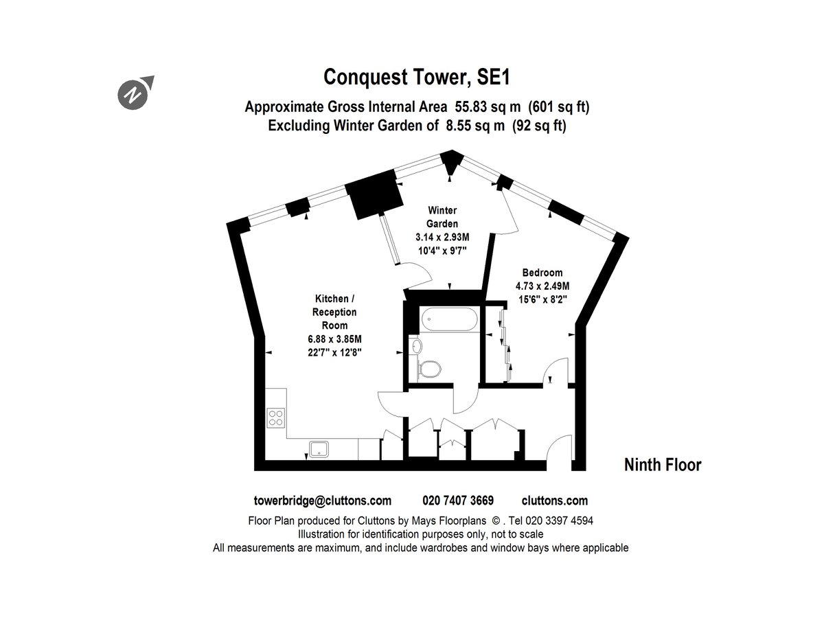Blackfriars Road, Borough, London, SE1 - Floorplan 1