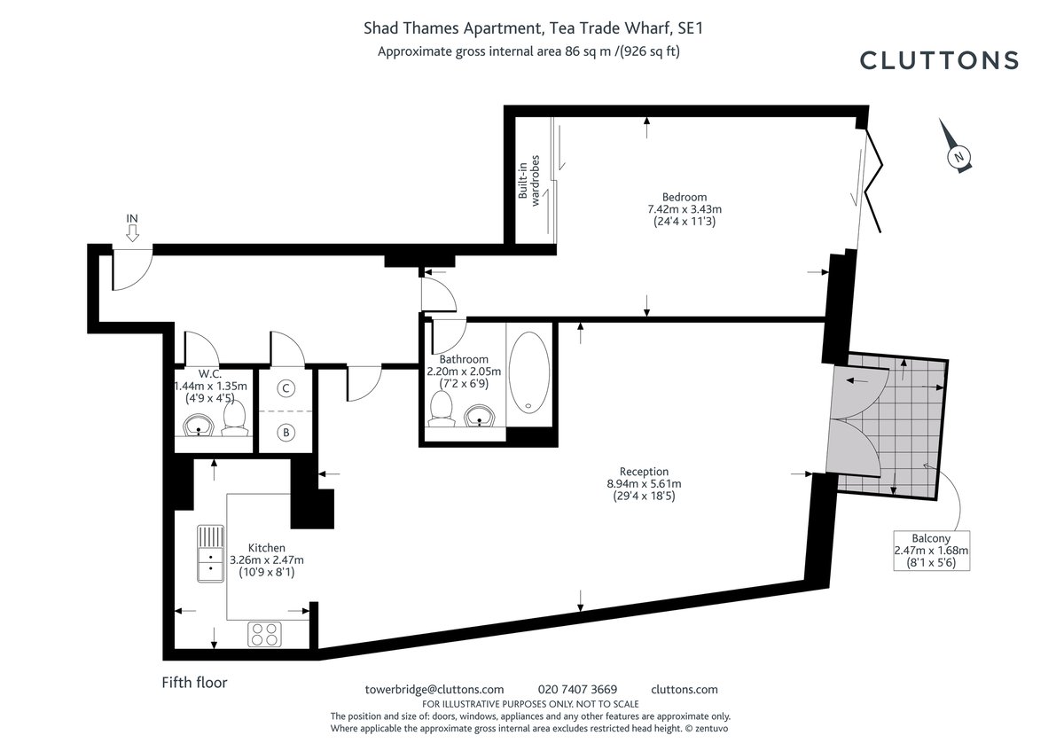 Tea Trade Wharf, Shad Thames, London, SE1 - Floorplan 1