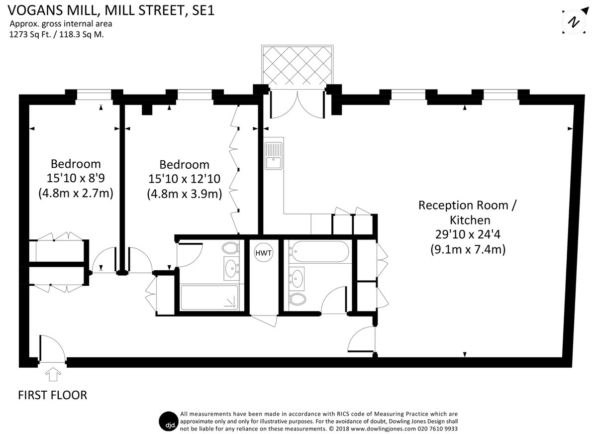 Mill Street, Shad Thames, London, SE1 - Floorplan 1