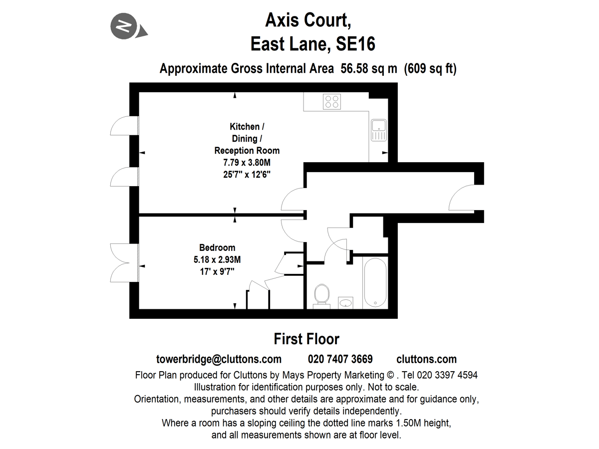 East Lane, Bermondsey, London, SE16 - Floorplan 1
