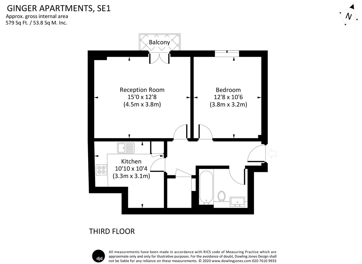 Cayenne Court, Shad Thames, London, SE1 - Floorplan 1