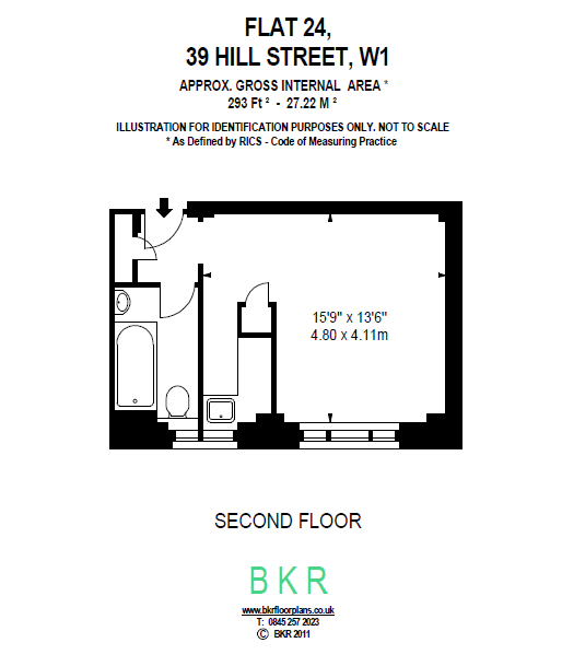 Hill Street, Mayfair, Mayfair, W1J - Floorplan 1