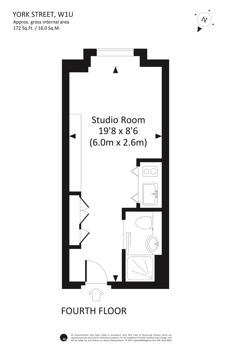 York Street, Marylebone, London, W1U - Floorplan 1