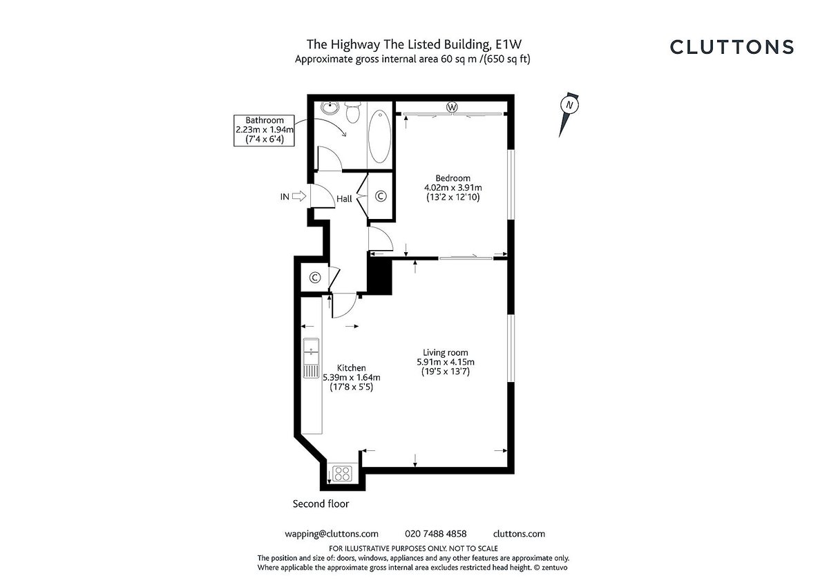 The Listed Building, Wapping, London, E1W - Floorplan 1