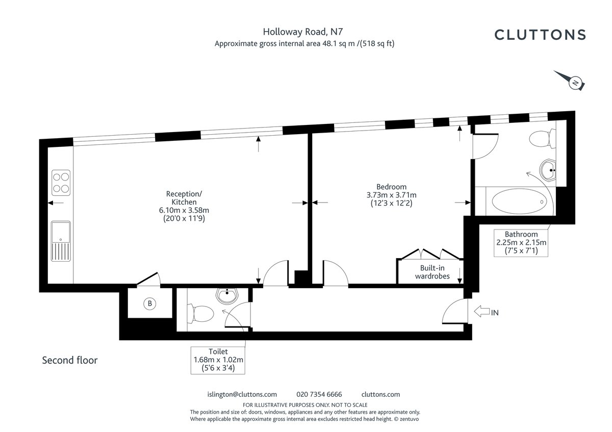 Holloway Road, Islington, London, N7 - Floorplan 1