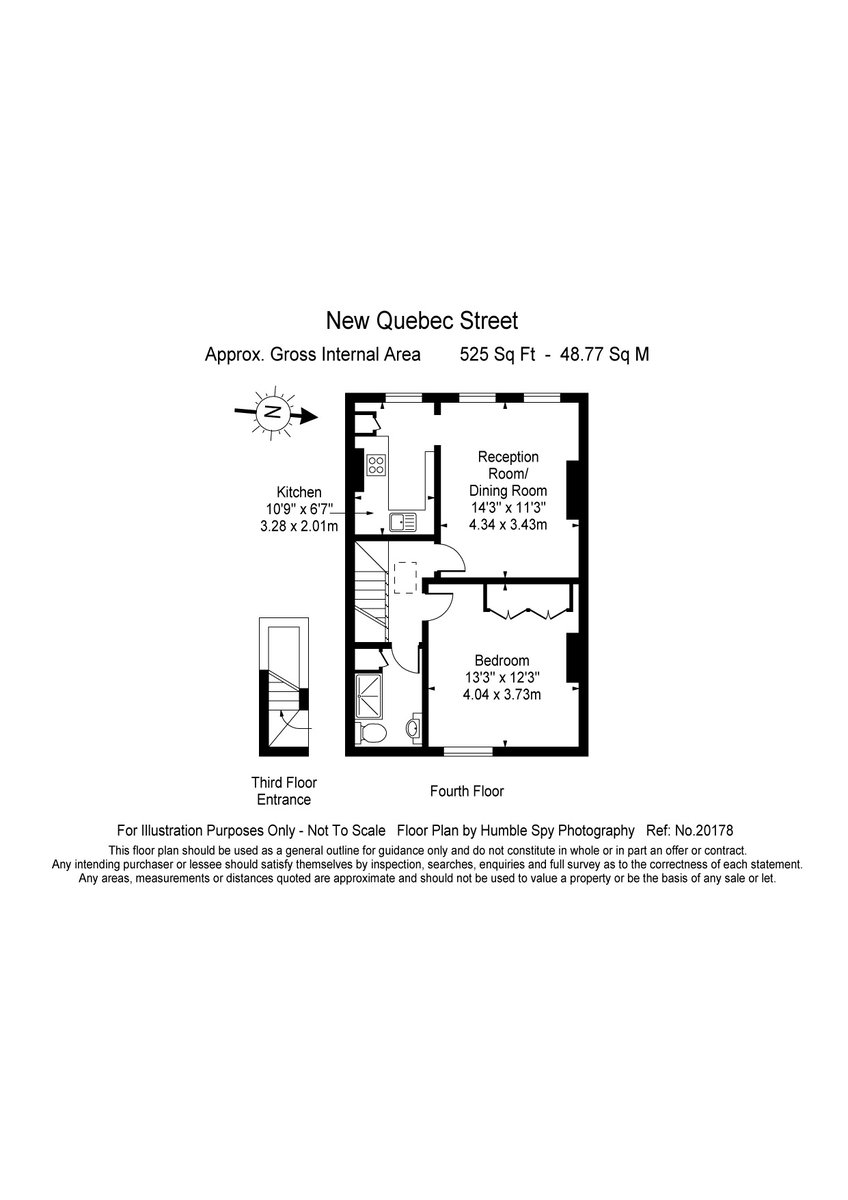 New Quebec Street, Marylebone, London, W1H - Floorplan 1