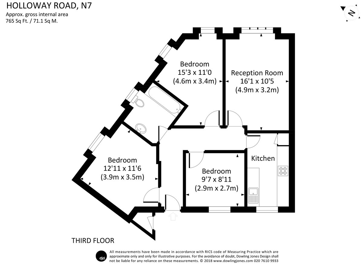 Holloway Road, Islington, London, N7 - Floorplan 1