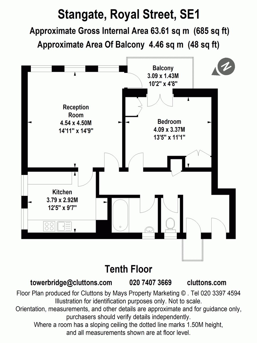 Royal Street, Waterloo, London, SE1 - Floorplan 1