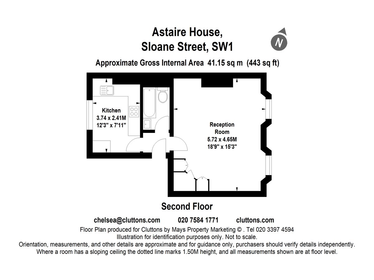Sloane Street, Knightsbridge, London, SW1X - Floorplan 1