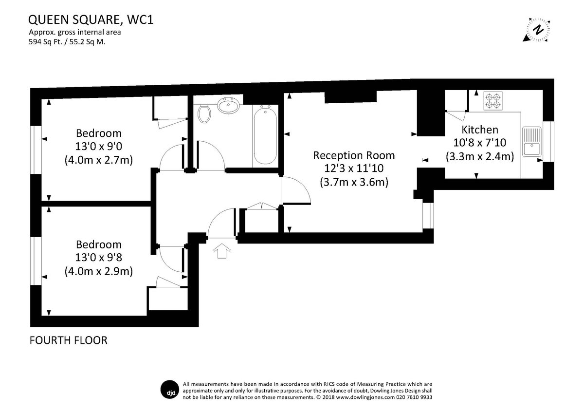Queen Square, Islington, London, WC1N - Floorplan 1