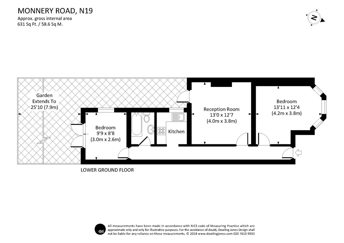 Monnery Road, Islington, London, N19 - Floorplan 1