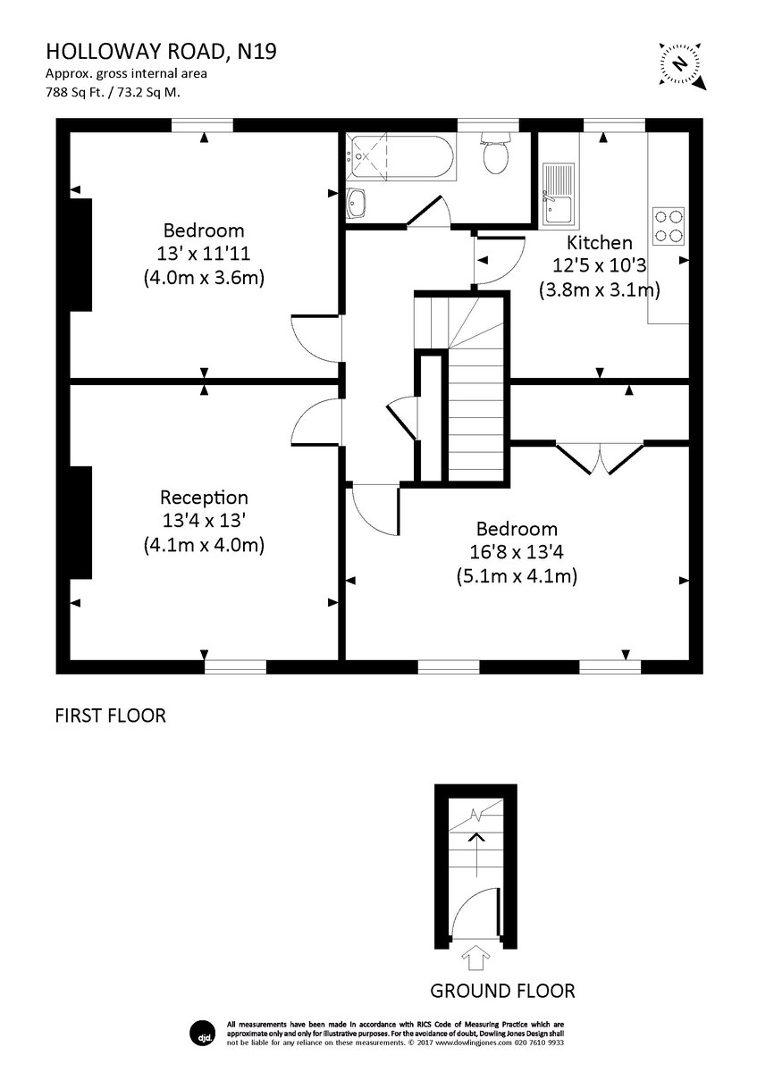 Holloway Road, Islington, London, N19 - Floorplan 1