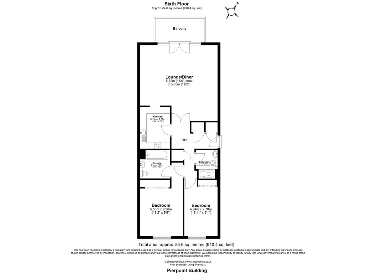 Pierpoint Building, Canary Wharf, London, E14 - Floorplan 1
