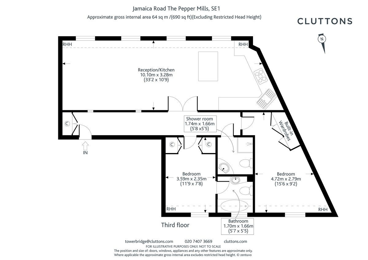 The Pepper Mills, 4 Jamaica Road, Tower Bridge, London, SE1 - Floorplan 1