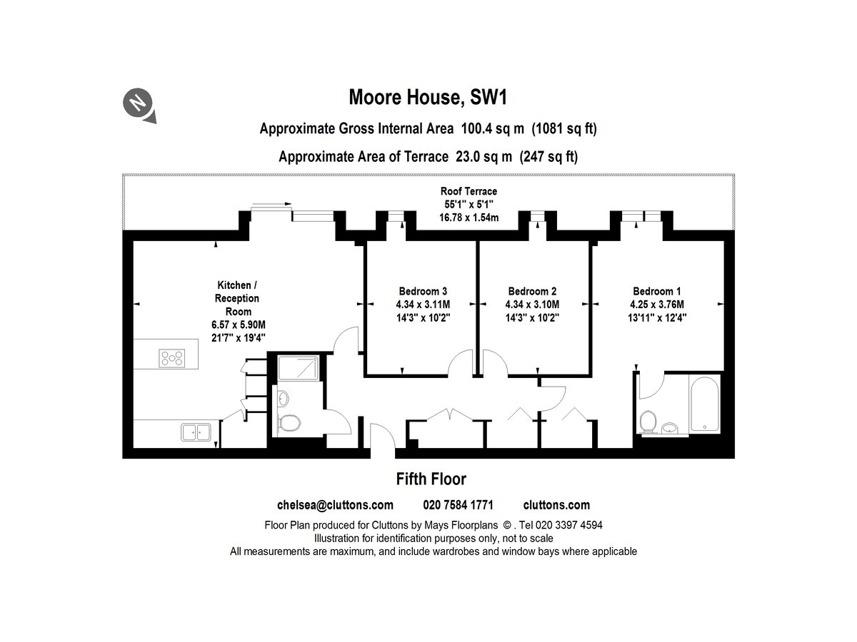 Gatliff Road, Belgravia, London, SW1W - Floorplan 1