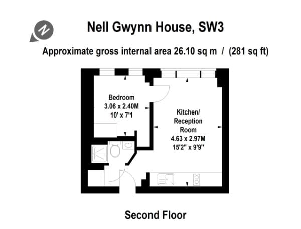 Nell Gwynn House, Chelsea, London, SW3 - Floorplan 1