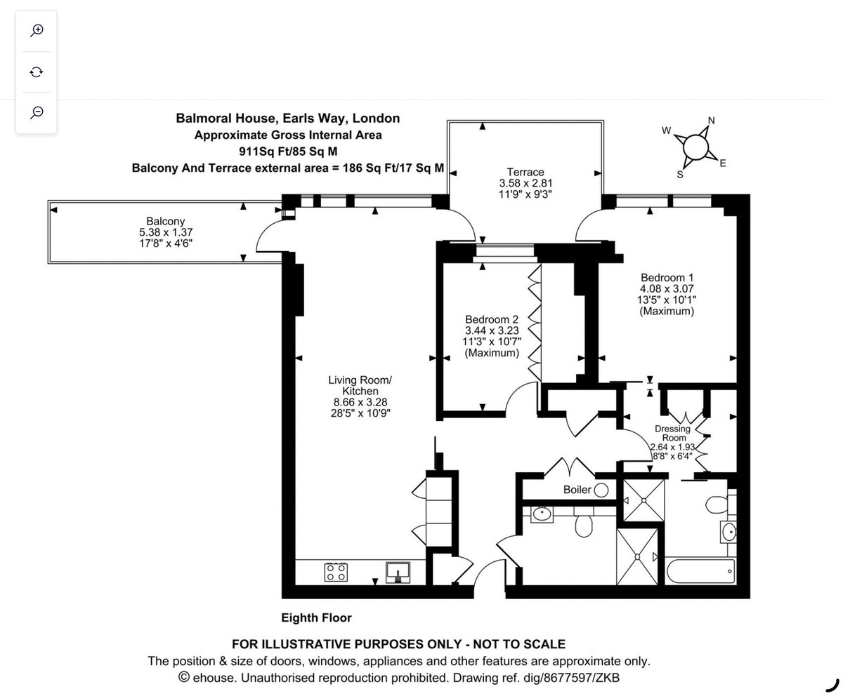Earls Way, London Bridge, London, SE1 - Floorplan 1