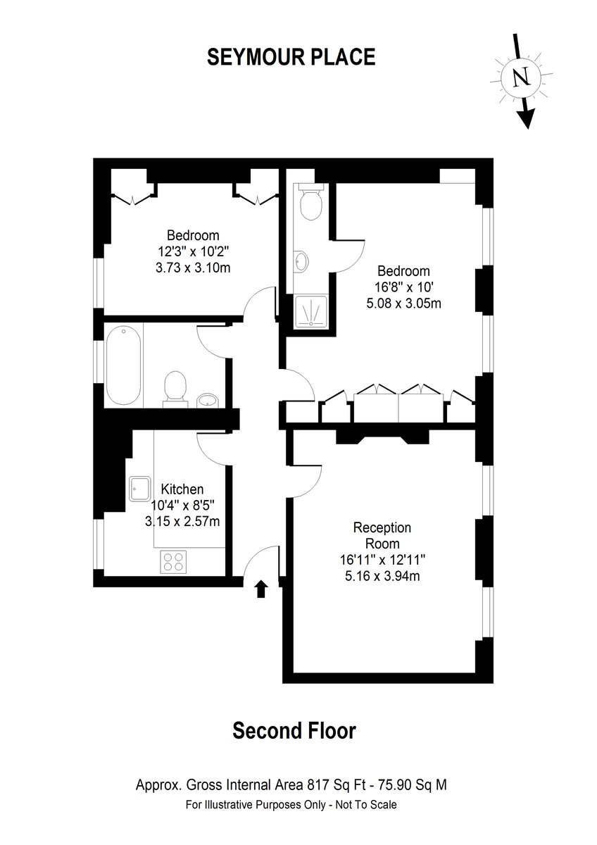 Seymour Place, Marylebone, London, W1H - Floorplan 1