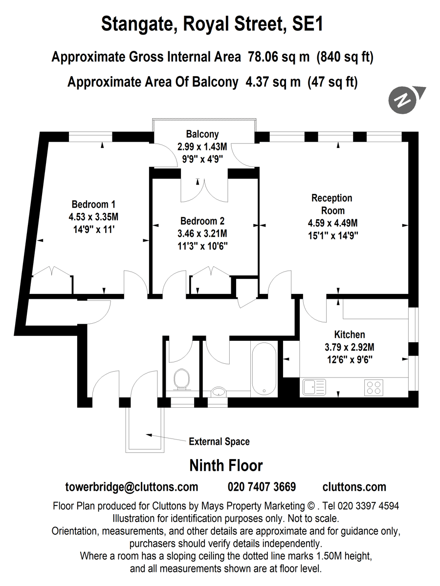 Royal Street, Waterloo, London, SE1 - Floorplan 1