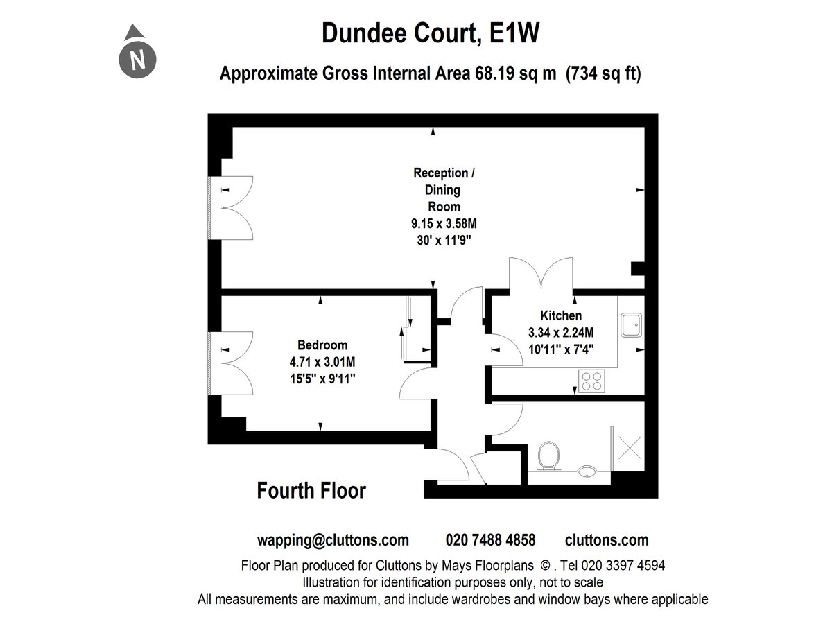 Wapping High Street, Wapping, London, E1W - Floorplan 1