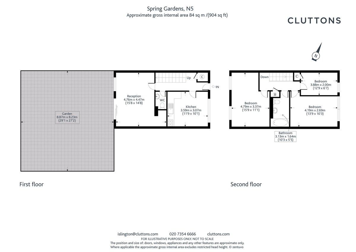 Spring Gardens, Highbury, London, N5 - Floorplan 1