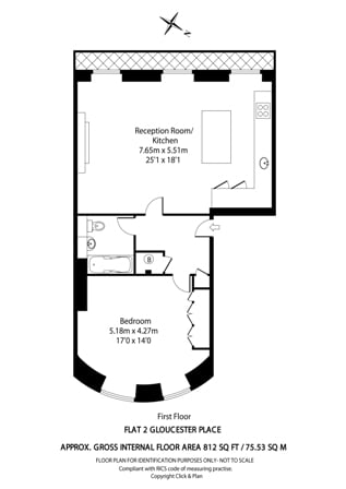 Gloucester Place, Marylebone, London, W1U - Floorplan 1