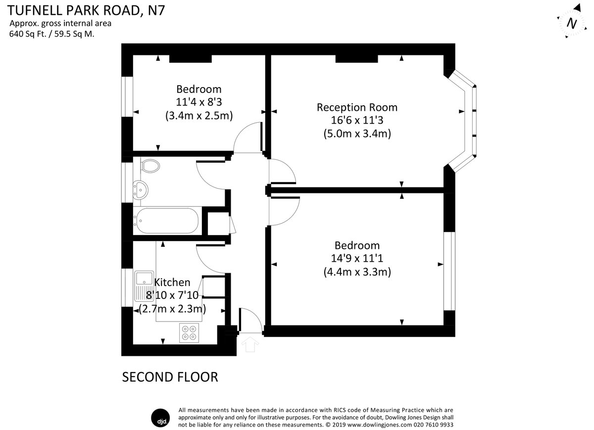 Tufnell Park Road, Islington, London, N7 - Floorplan 1