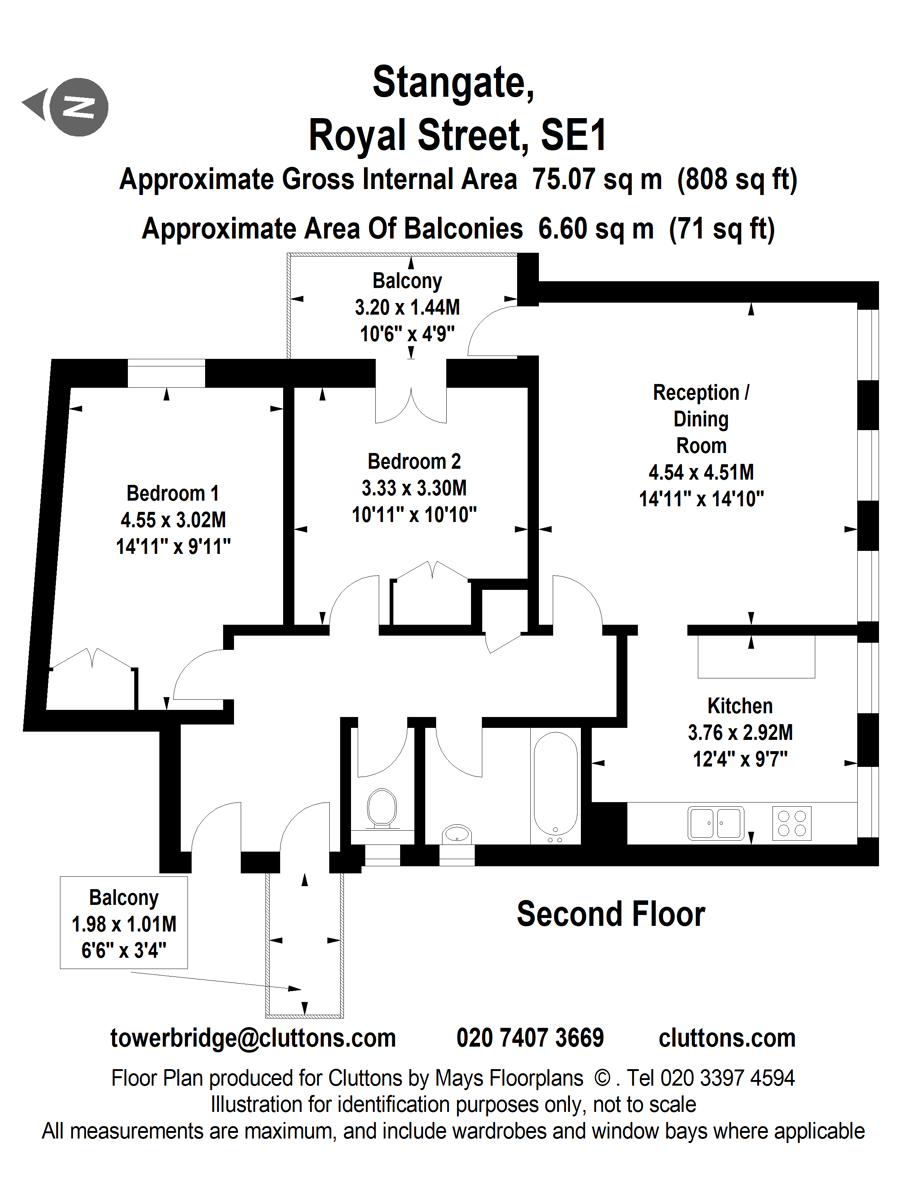 Royal Street, Waterloo, London, SE1 - Floorplan 1