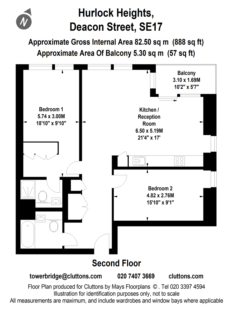 4 Deacon Street, London, SE17 - Floorplan 1