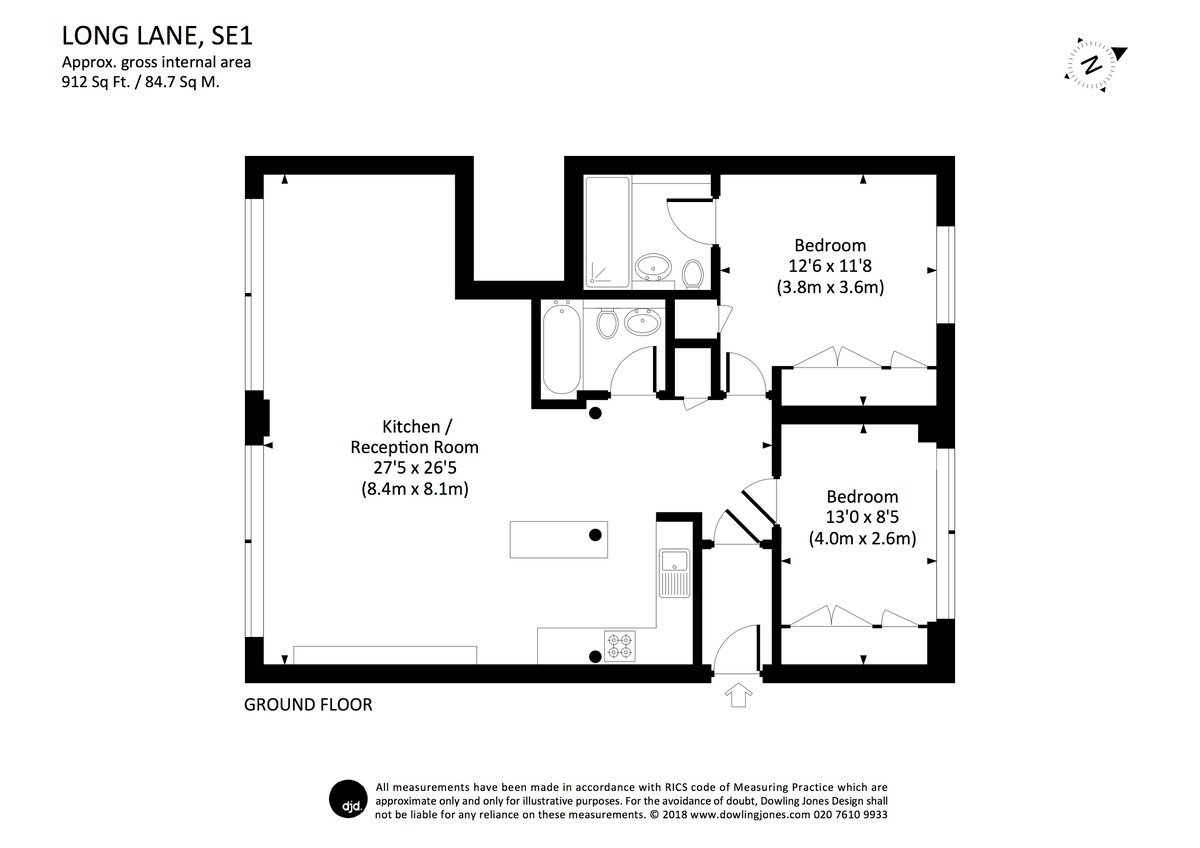 Long Lane, London Bridge, London, SE1 - Floorplan 1