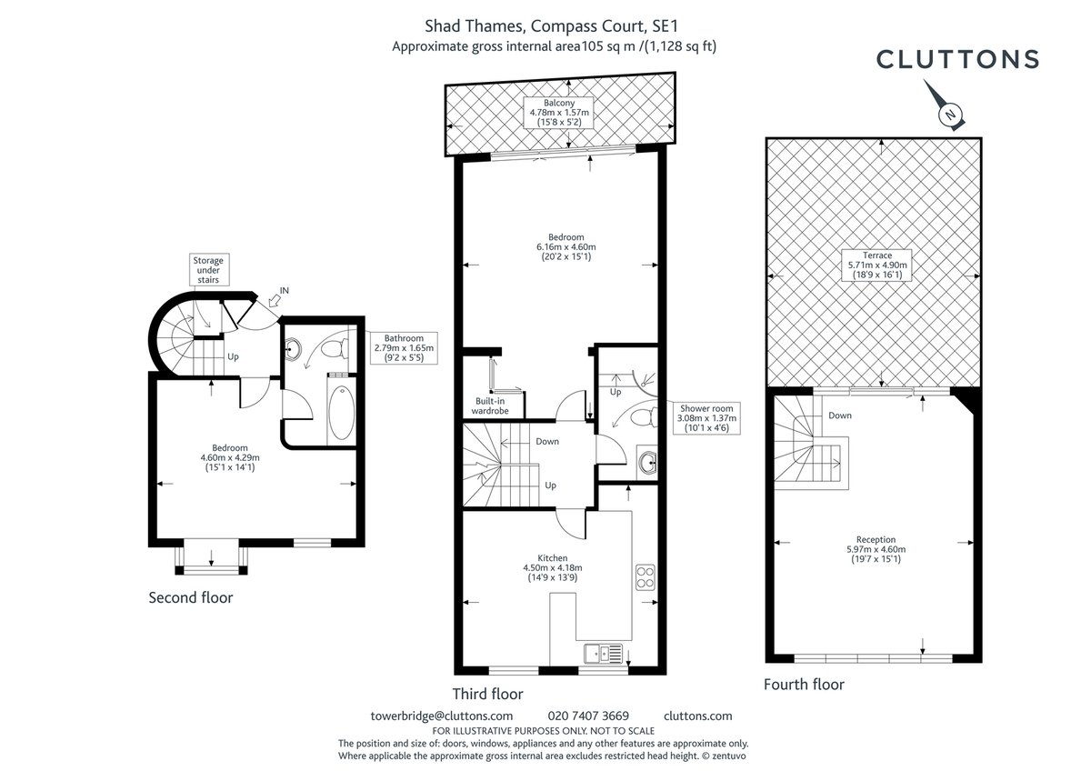 Compass Court, 39 Shad Thames, Shad Thames, London, SE1 - Floorplan 1