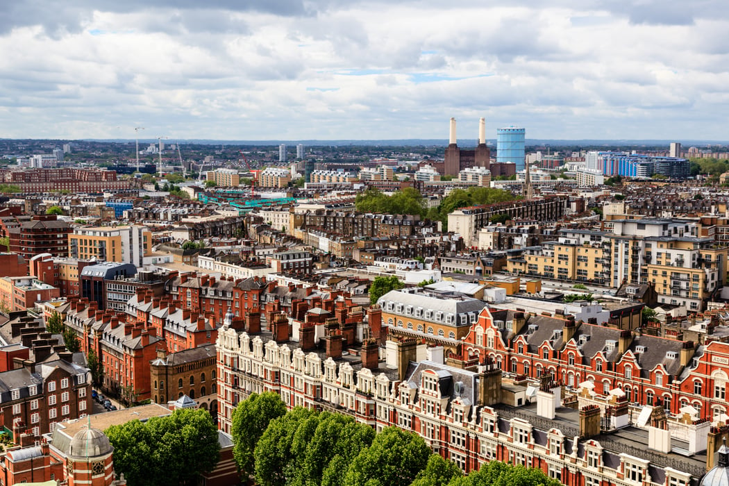 View from Westminster Cathedral, London