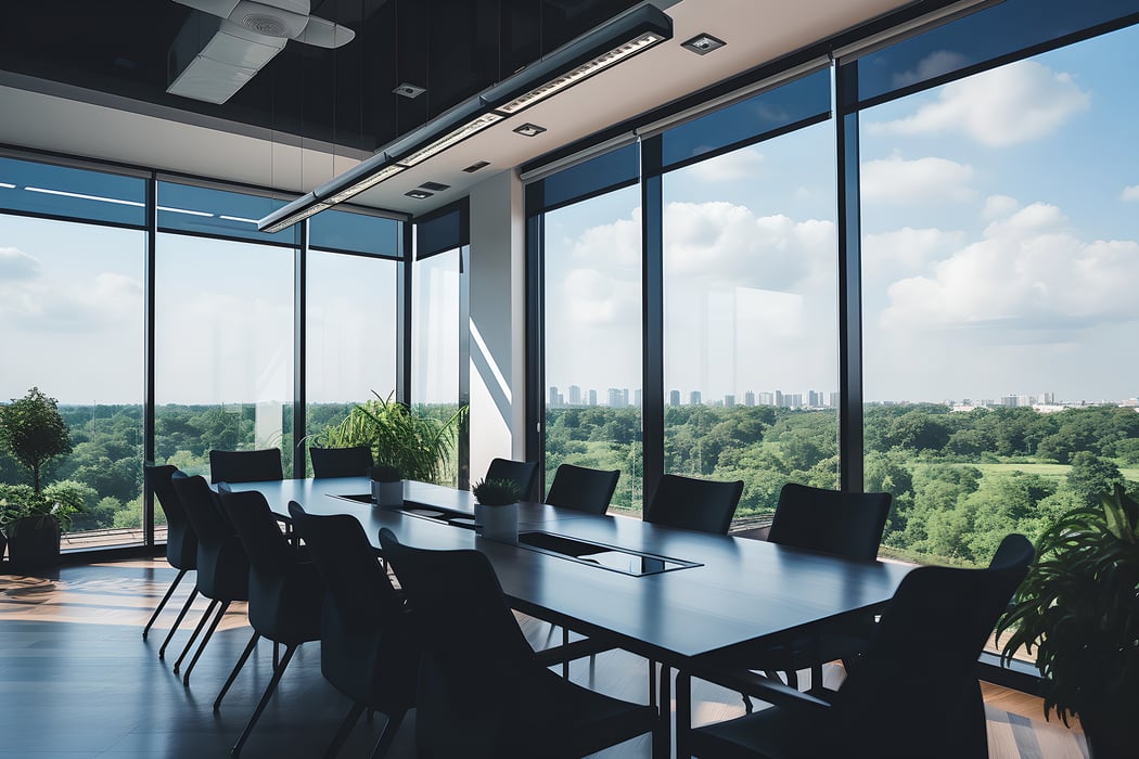 Empty meeting room in an office