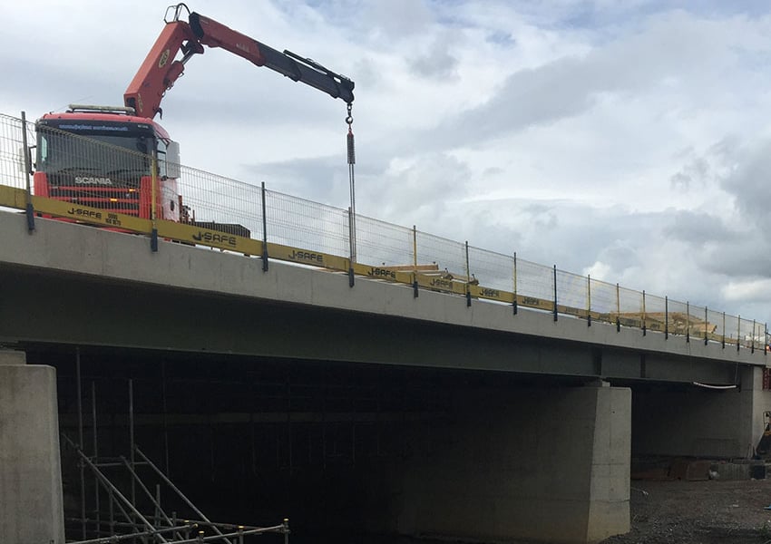 A1 widening Barton