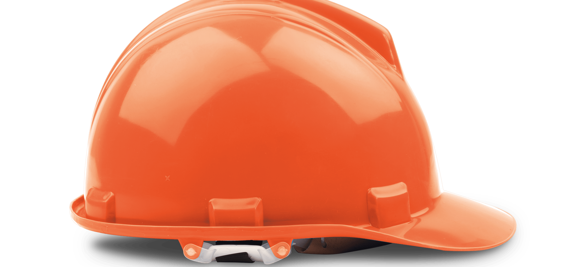 Orange hard hat, construction