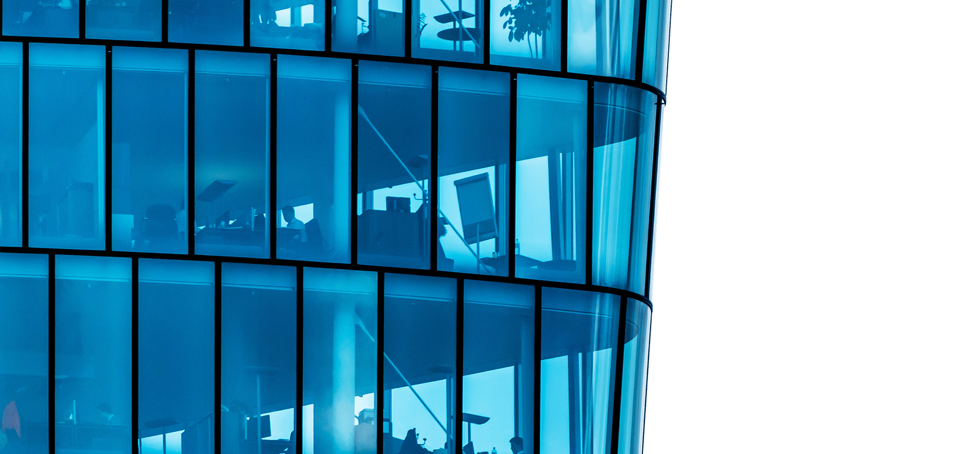 Glass office building