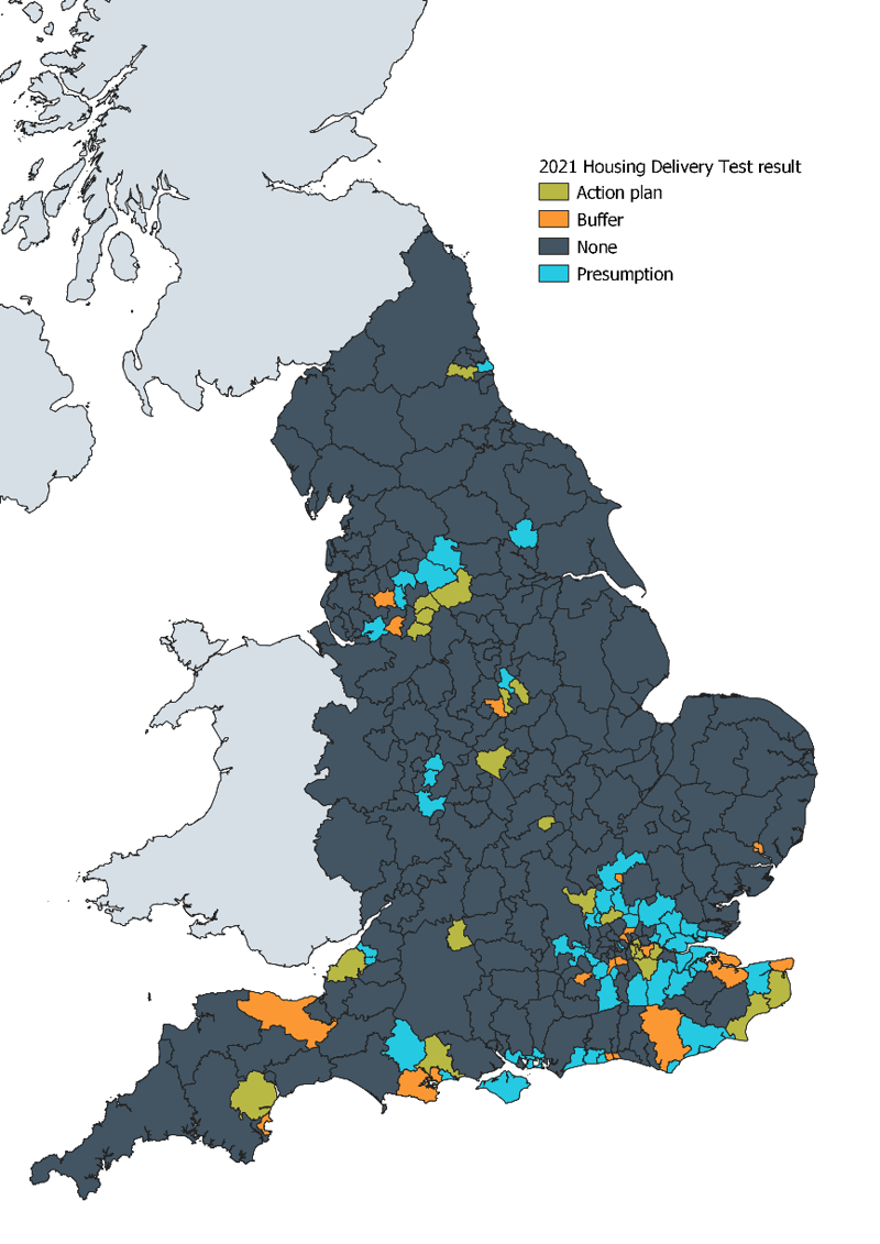 2021 housing delivery test results