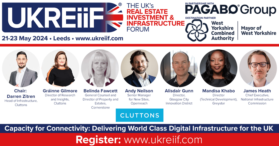 UKREiiF panellists for the Capacity for Connectivity - Delivering World Class Digital Infrastructure for the UK session - UKREiiF 2024